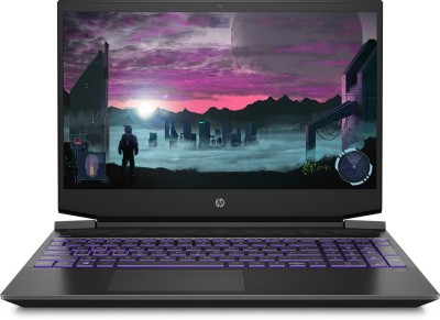 HP Ryzen 5 Hexa Core 5600H - (8 GB/512 GB SSD/Windows 10 Home/4 GB Graphics/NVIDIA GeForce RTX 3050) 15-EC2075AX Gaming Laptop(15.6 inch, Shadow Black & Ultra Violet, 1.98 kg, With MS Office)