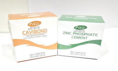 pyrax Combo Set Cavibond Zinc Phosphate Cement Dental Elevator