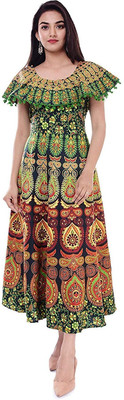 Himanshu Collection Anarkali Gown(Green)