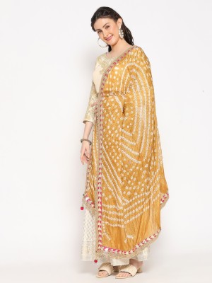 DUPATTA BAZAAR Silk Blend Embellished Women Dupatta