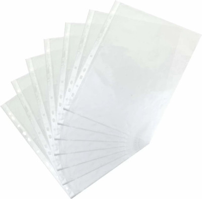 R K SALES Plastic Sheet Protector(Set Of 100, Transparent)