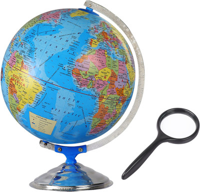 surya globe Globe for Kids, MITTAL Educational World Globe for Kids/Office Globe/Political Globe/Globes for Students Desk & Table Top Political World Globe Desk and Table Top Political World Globe(Very Large Blue)