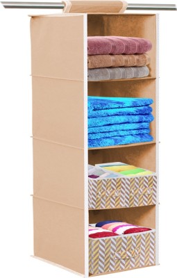 PrettyKrafts Hanging 4 shelves wardrobe organiser Accessories Organizer