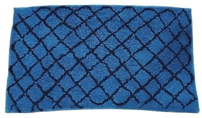 R.K. ENTERPRISES Cotton Door Mat(Blue, Large)