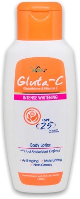 SA Deals Gluta-C Intense Whitening Body Lotion with dual antioxidant defense 150ml SPF25(150 ml)