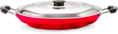 Sahas with Lid 12 L capacity 24 cm diameter(Aluminium, Non-stick)