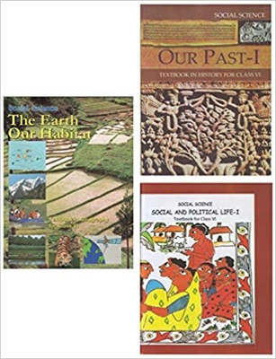 NCERT Book Set For Class 6 - History, Geography & Social And Political Life (English) (Set Of 3 Books)(Paperback, ncert expert)