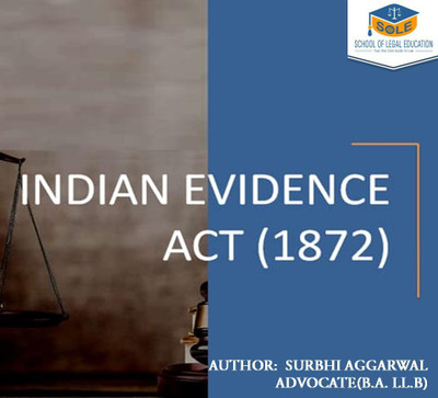 Law Of Evidence Book(Spiral Binding, Adv. Surbhi Aggarwal)