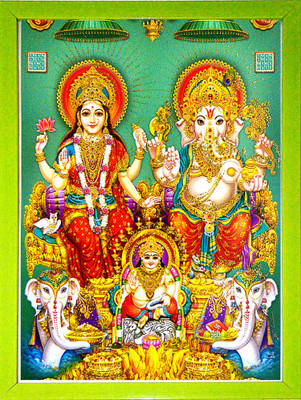 SUNINOW LAXMI GANESH Religious Frame