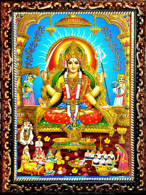 SUNINOW SANTOSHI MATA Religious Frame