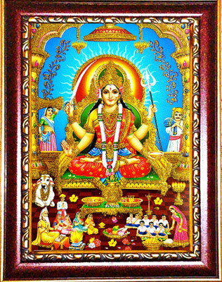 SUNINOW SANTOSHI MATA Religious Frame