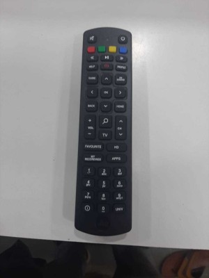 Akshita SET UP BOX DTHJ HD Set Top Box DTH HD Remote Control With Recording Button & My Reminder Button ( Chake Image With Old Remote ) JIO Remote Controller(Black)