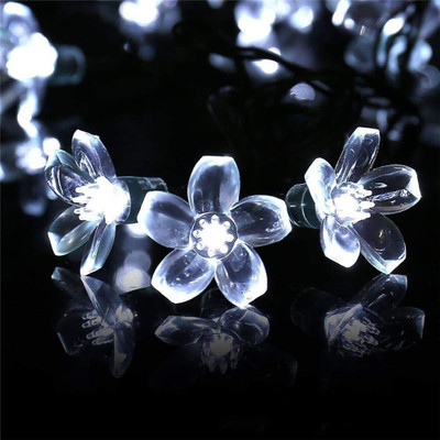 Infiprises 16 LEDs 3 m White Steady Flower Rice Lights(Pack of 1)