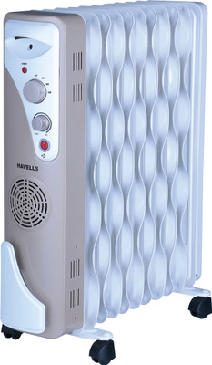 HAVELLS OFR 11 WAVE FIN/OFR 11 FINS WITH FAN (GHROFADC290) Oil Filled Room Heater