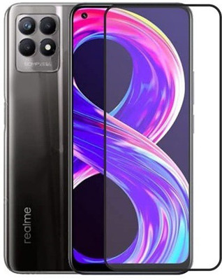 SMARTCASE Edge To Edge Tempered Glass for Realme 8i(Pack of 1)