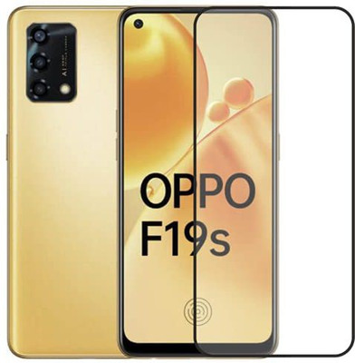 Chronic Edge To Edge Tempered Glass for OPPO F19s(Pack of 1)