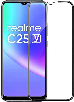 SMARTCASE Edge To Edge Tempered Glass for Realme C25Y(Pack of 1)