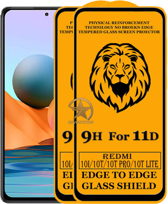SEVEN7STAR Edge To Edge Tempered Glass for Mi 10i, Mi 10T, Mi 10T Pro, MI 10T Lite(Pack of 2)
