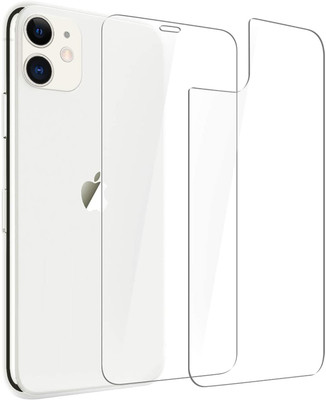 ELEF Front and Back Screen Guard for Apple iPhone 11 Front and Back Both Flexible Impossible Fiber Glass (Not Tempered Glass)(Pack of 1)