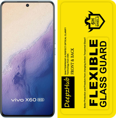 DeepzHub Front and Back Screen Guard for vivo X60(Pack of 1)