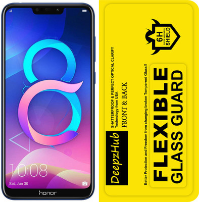 DeepzHub Front and Back Screen Guard for Honor 8C(Pack of 1)