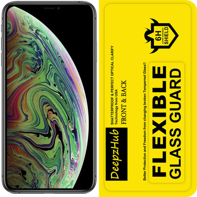 DeepzHub Front and Back Screen Guard for Apple iPhone XS Max(Pack of 1)