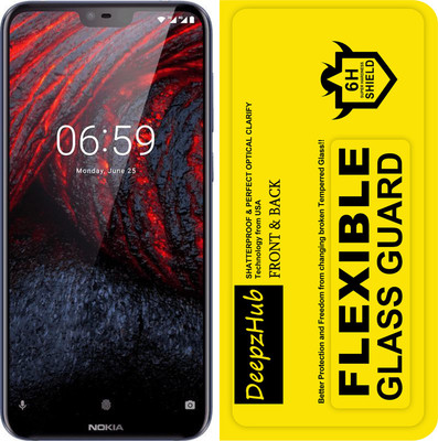 DeepzHub Front and Back Screen Guard for Nokia 6.1 Plus(Pack of 1)