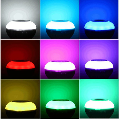 Samite Bluetooth Music Bulb Smart B22 12 Watt LED RGB Light Lamp Speaker Wireless Color Changing 24 Keys Remote Contro Smart Bulb