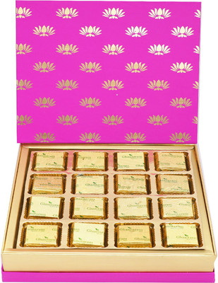 Ghasitaram Gifts Festive Pink Box of Mewa Bites Bites Box(400 g)