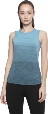 NIVIA Casual Solid Women Blue Top