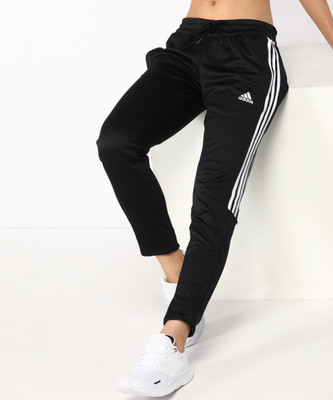 ADIDAS Solid Women Black Track Pants