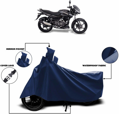 KEDIT Two Wheeler Cover for Bajaj(Pulsar 180 BS6, Blue)