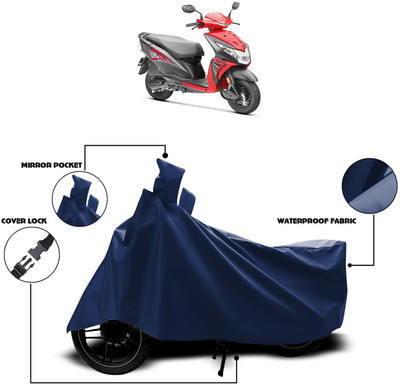 KEDIT Waterproof Two Wheeler Cover for Honda(Dio, Blue)