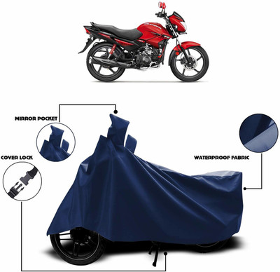 KEDIT Two Wheeler Cover for Hero(Glamour Programmed FI BS6, Blue)
