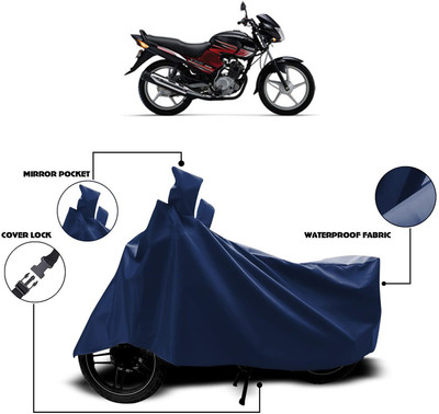KEDIT Waterproof Two Wheeler Cover for Yamaha(YBR 125, Blue)