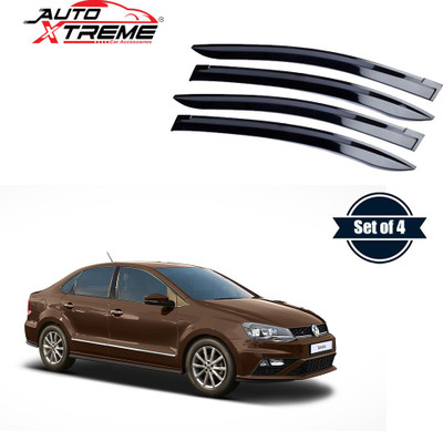 Auto Xtreme For Non-convertibles Front, Rear Wind Deflector(Tinted Volkswagen Vento)