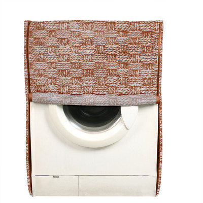 E-Retailer Front Loading Washing Machine  Cover(Width: 58 cm, Suitable For 5 To 8 KG Washing Machines, Yellow)