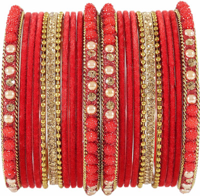 NMII Metal Beads, Zircon Bangle Set(Pack of 22)