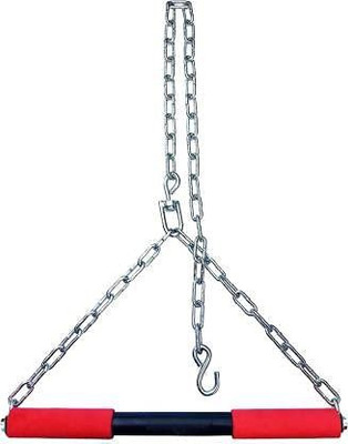 DreamPalace India Steel Rod Height Increaser and Pull Ups Exercise with Heavy Chain Rod Pull-up Bar(Multicolor)