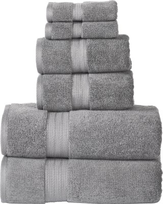 Senses Cotton 804 GSM Bath, Hand, Face Towel Set(Pack of 6)