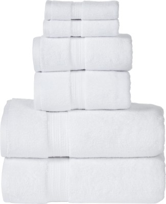 Senses Cotton 804 GSM Bath, Hand, Face Towel Set(Pack of 6)