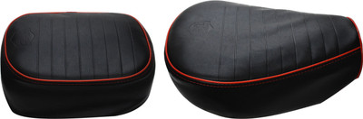 KOHLI BULLET ACCESSORIES Stylish Reborn Classic 350 Seat Cover Black For Royal Enfield Reborn Classic Split Bike Seat Cover For Royal Enfield Classic
