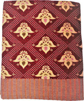 Nissi Printed Single Top Sheet for  AC Room(Cotton, Red)