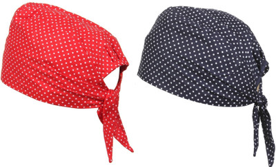 Bismaadh Solid Skull Cap Cap(Pack of 2)