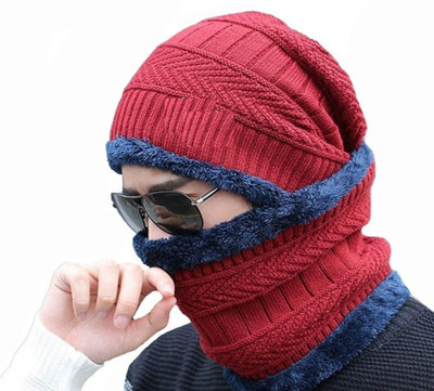Hanya Woven Beanie Cap(Pack of 2)