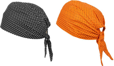 Bismaadh Solid Skull Cap Cap(Pack of 2)