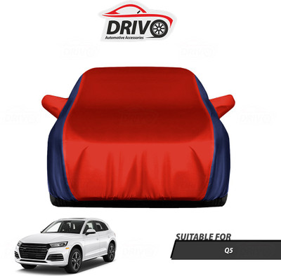 Drivo Car Cover For Audi Q5 (With Mirror Pockets)(Blue, Red)