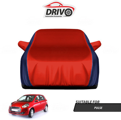 Drivo Car Cover For Renault Pulse (With Mirror Pockets)(Blue, Red)