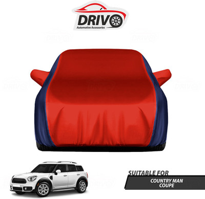 Drivo Car Cover For Mini Countryman Coupe (With Mirror Pockets)(Blue, Red)