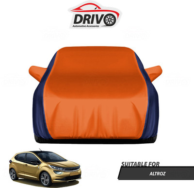 Drivo Car Cover For Tata Altroz (With Mirror Pockets)(Blue, Orange)